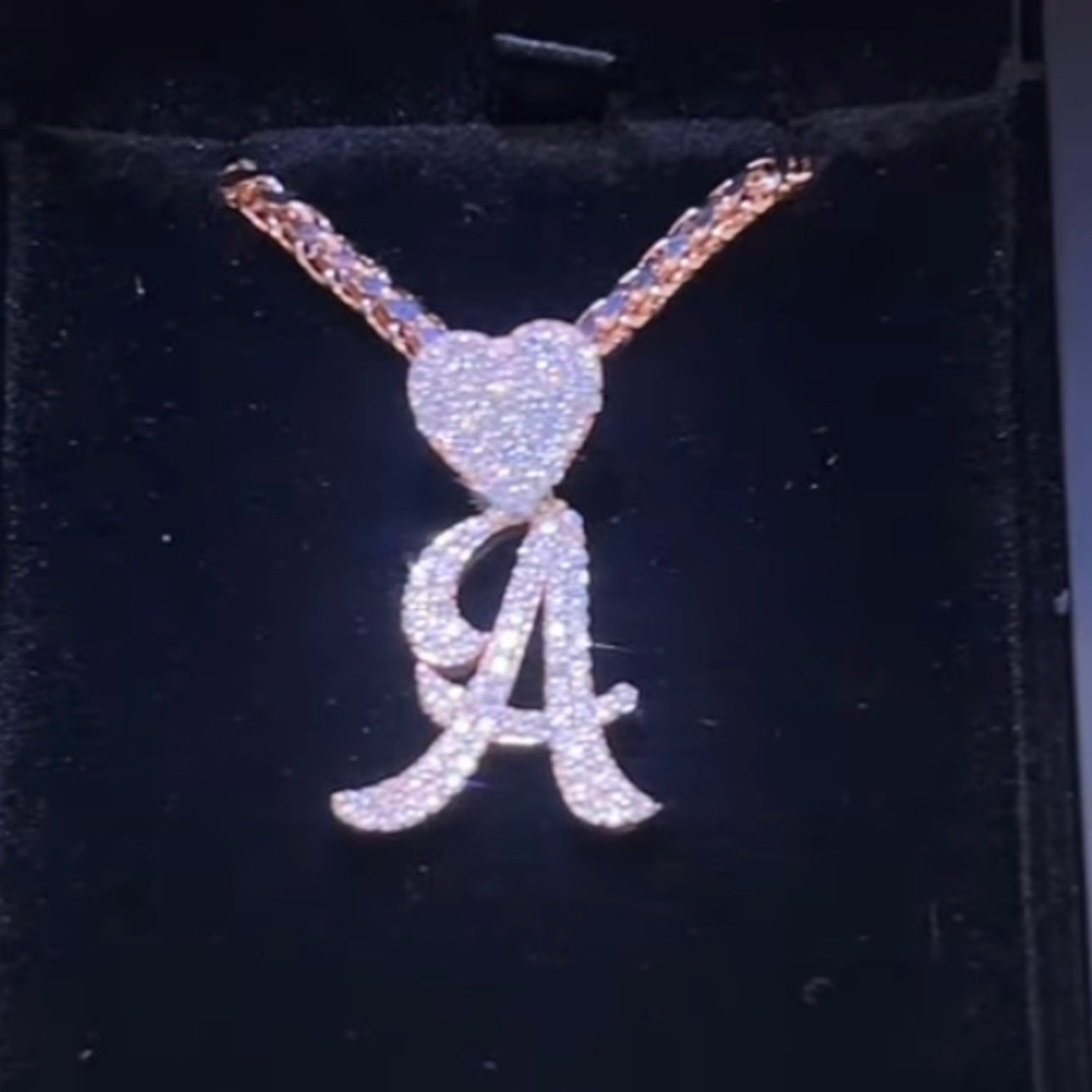 Diamond Letter Pendant